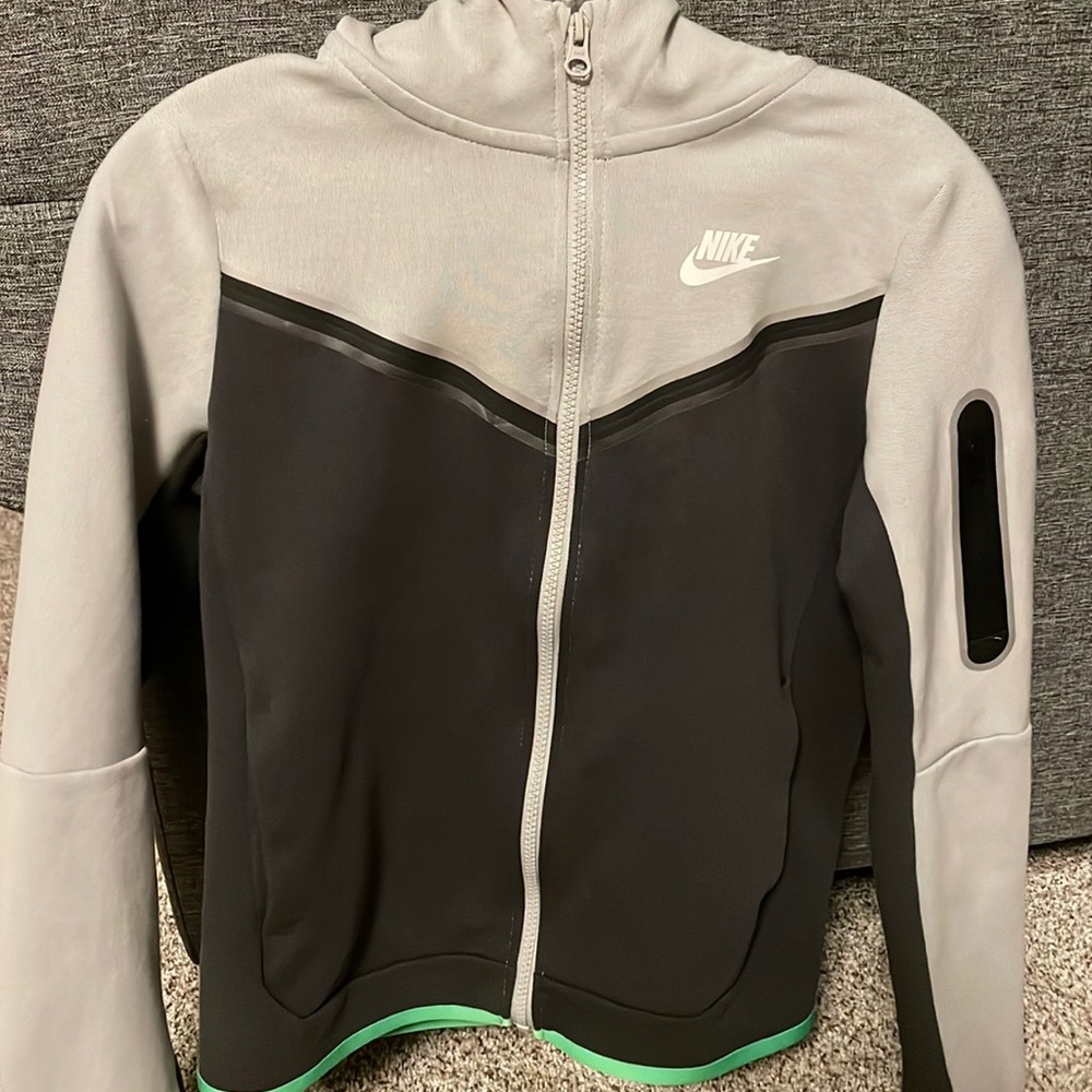 Nike Tech zip up - boys size large